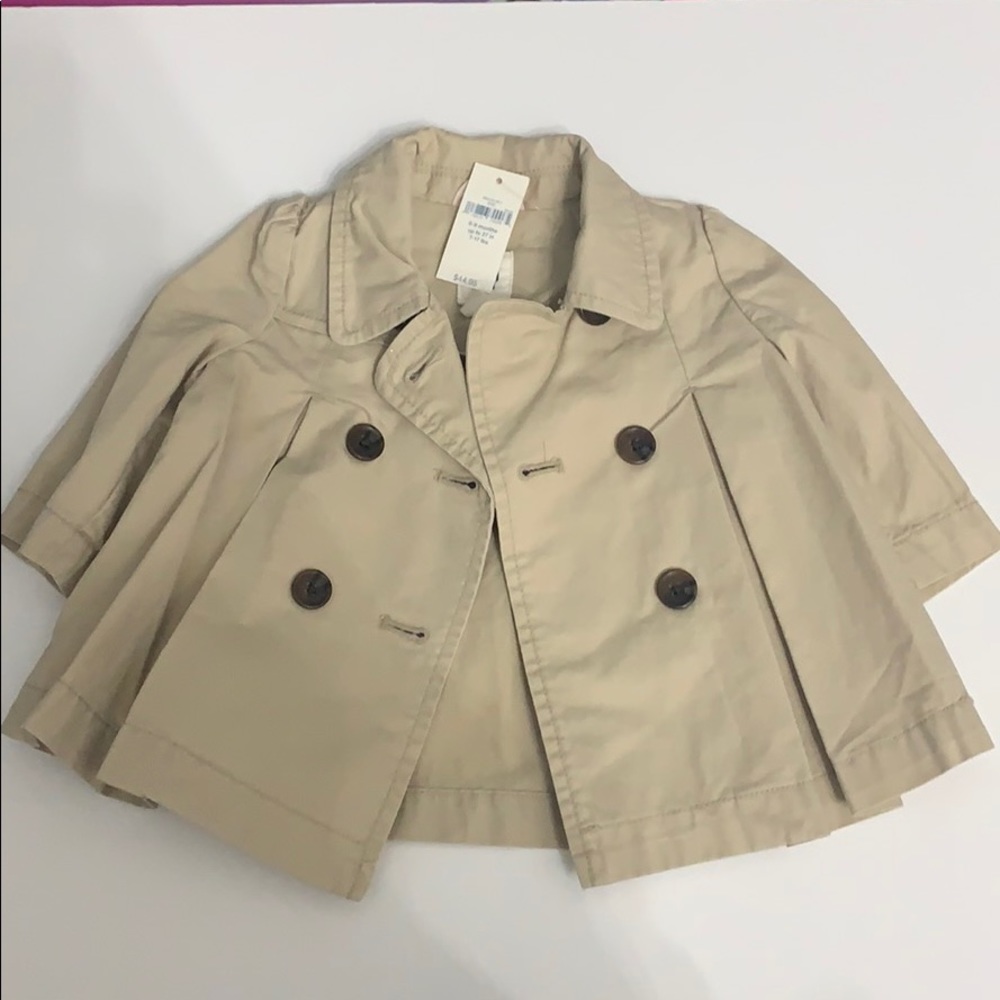 Brand New! Gap trench coat size 6 months
